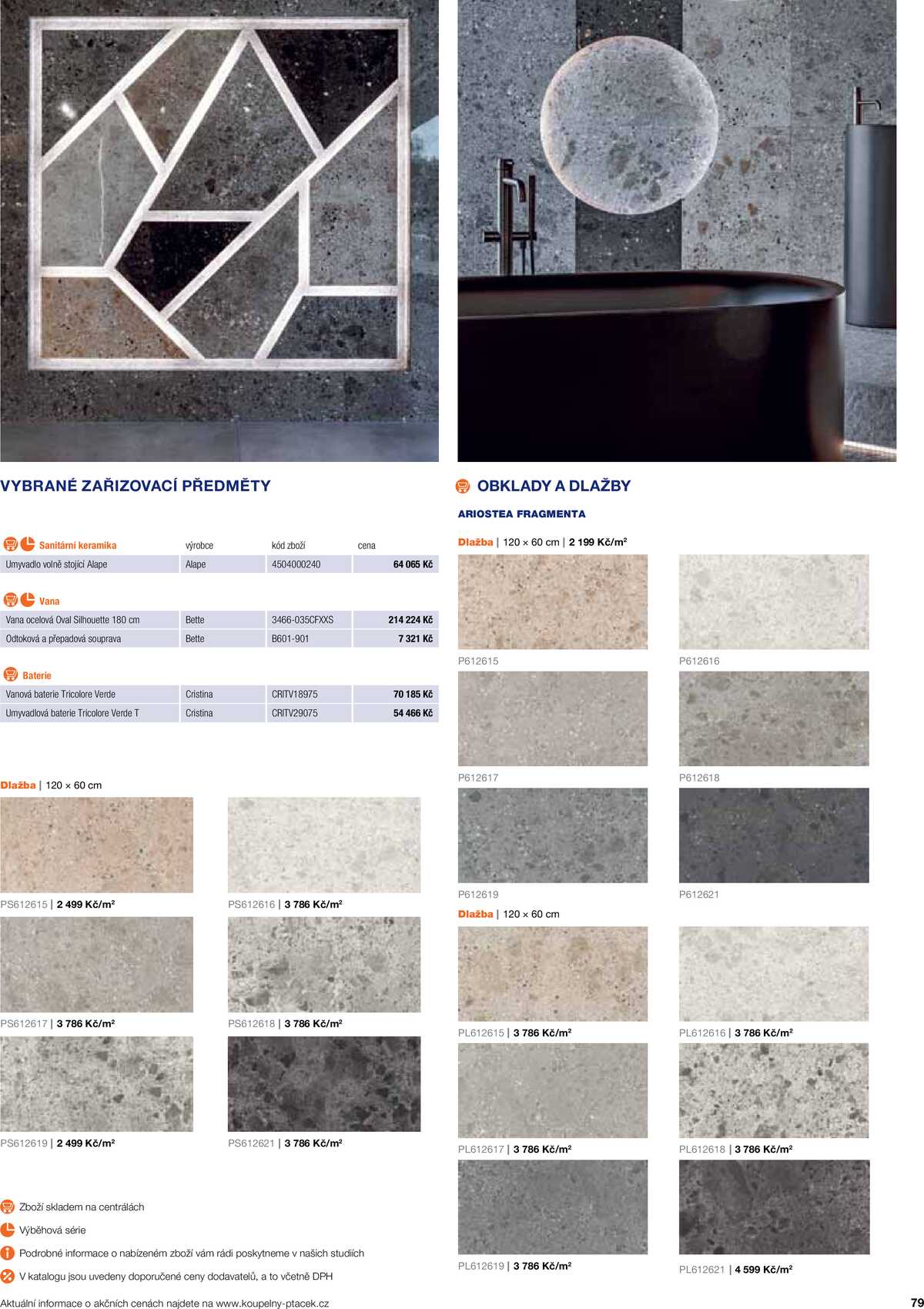 Koupelny Ptáček katalog koupelny strana 79