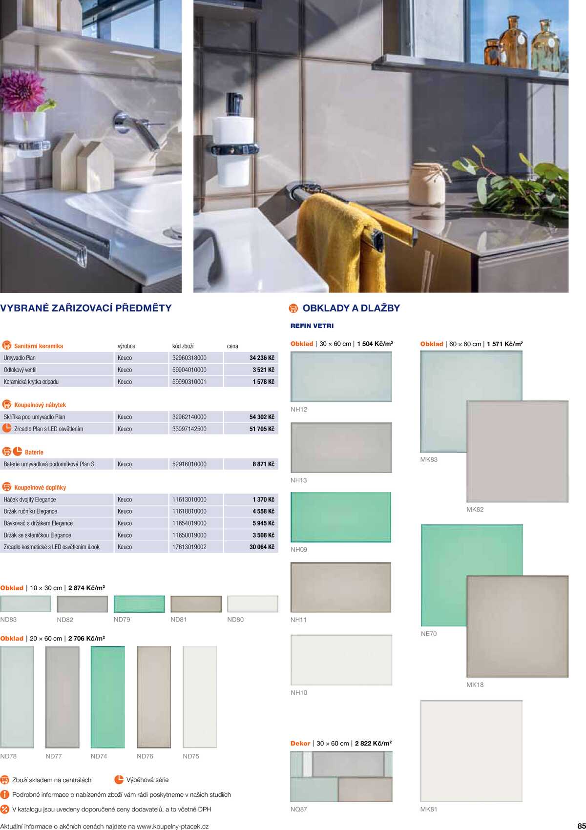 Koupelny Ptáček katalog koupelny strana 85