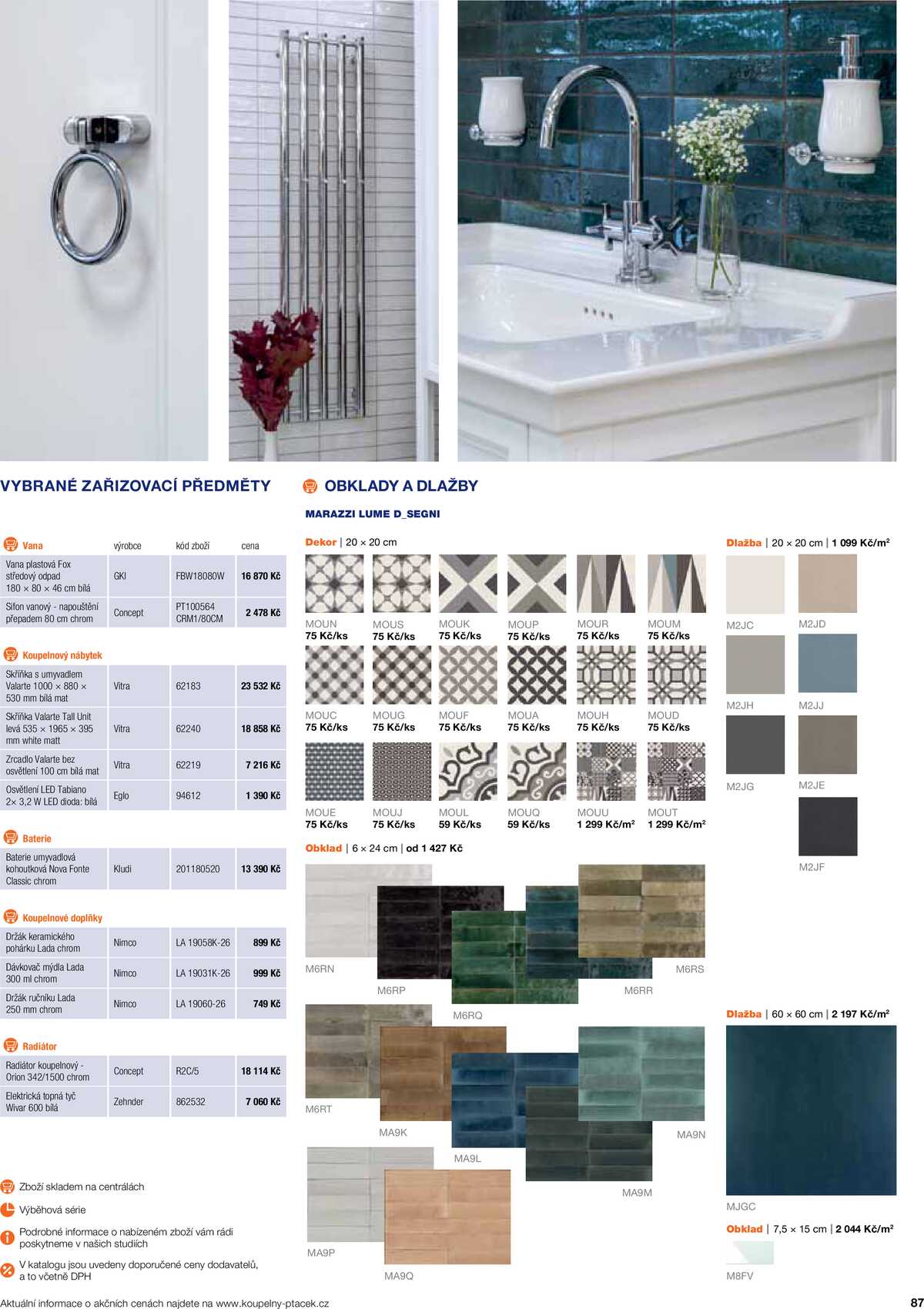 Koupelny Ptáček katalog koupelny strana 87