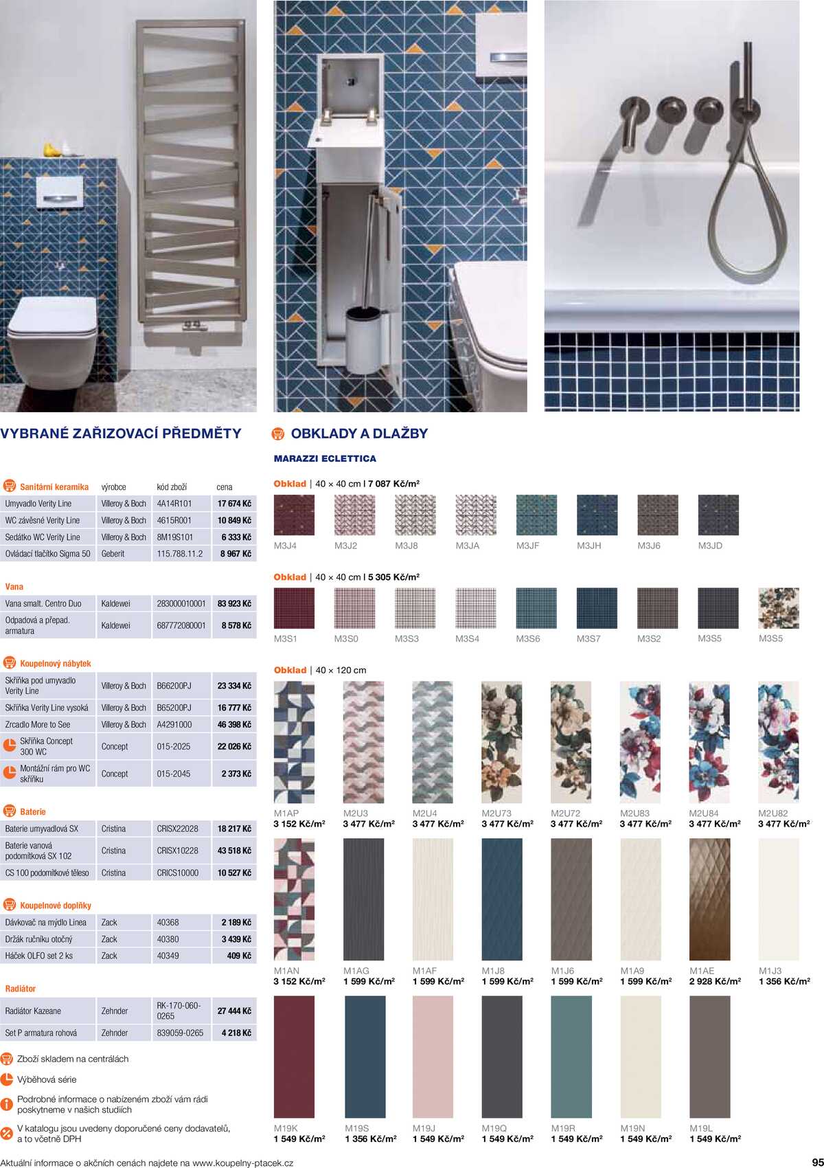 Koupelny Ptáček katalog koupelny strana 95