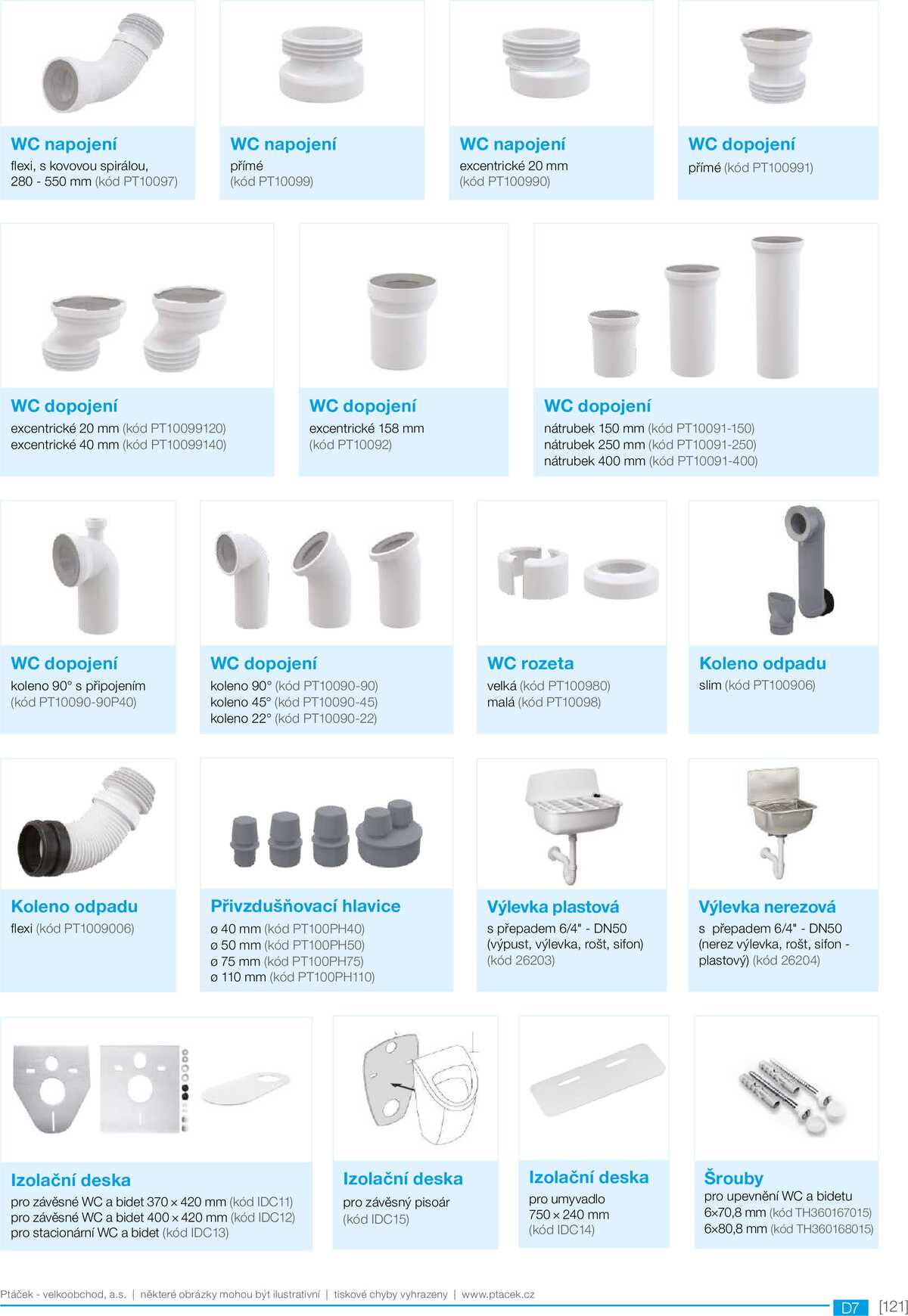 Koupelny Ptáček katalog sanita strana 121
