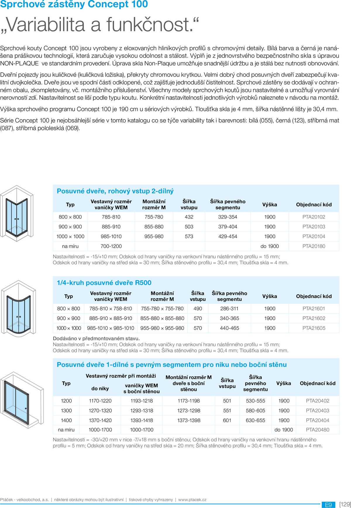 Koupelny Ptáček katalog sanita strana 129