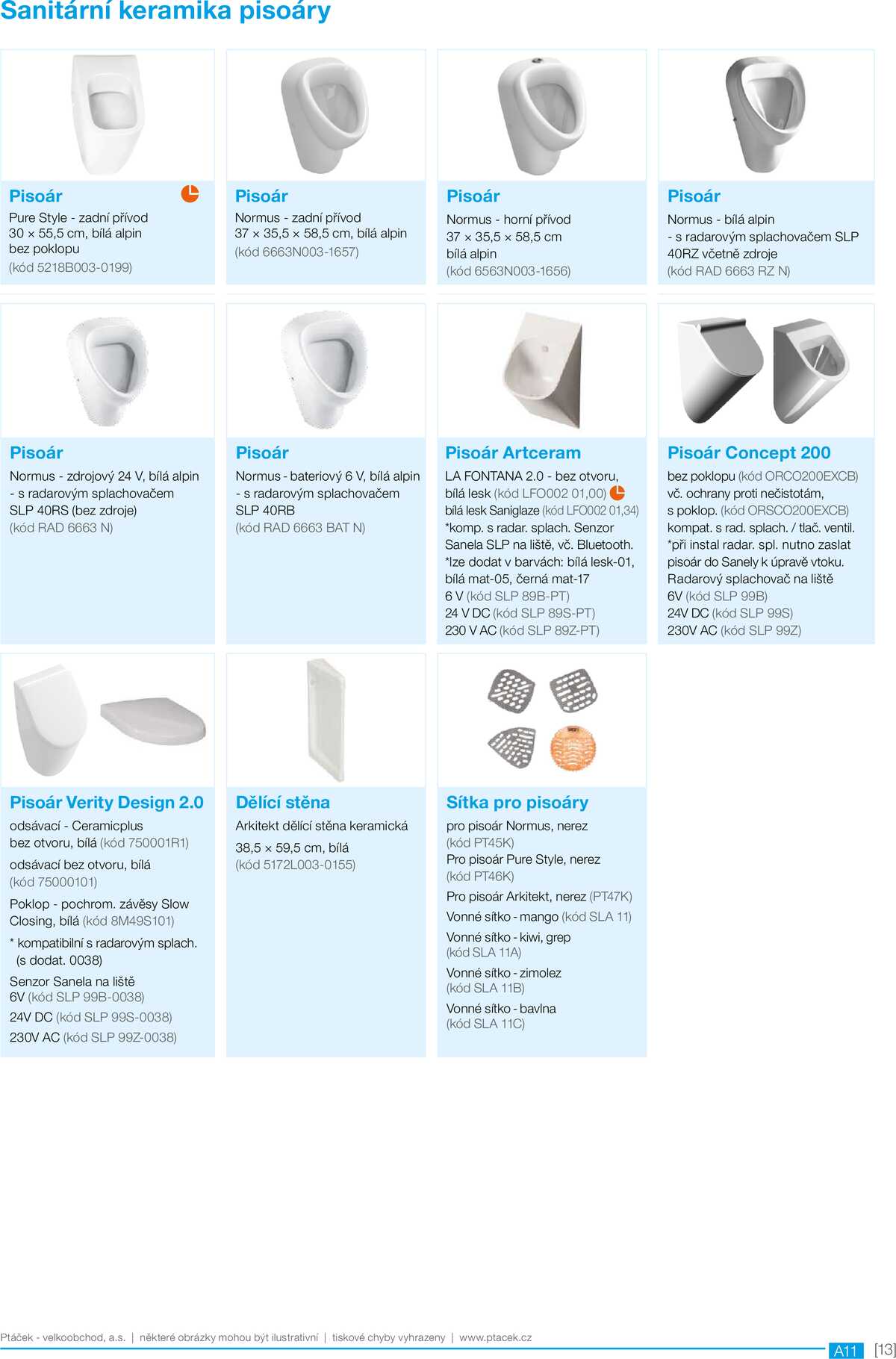 Koupelny Ptáček katalog sanita strana 13
