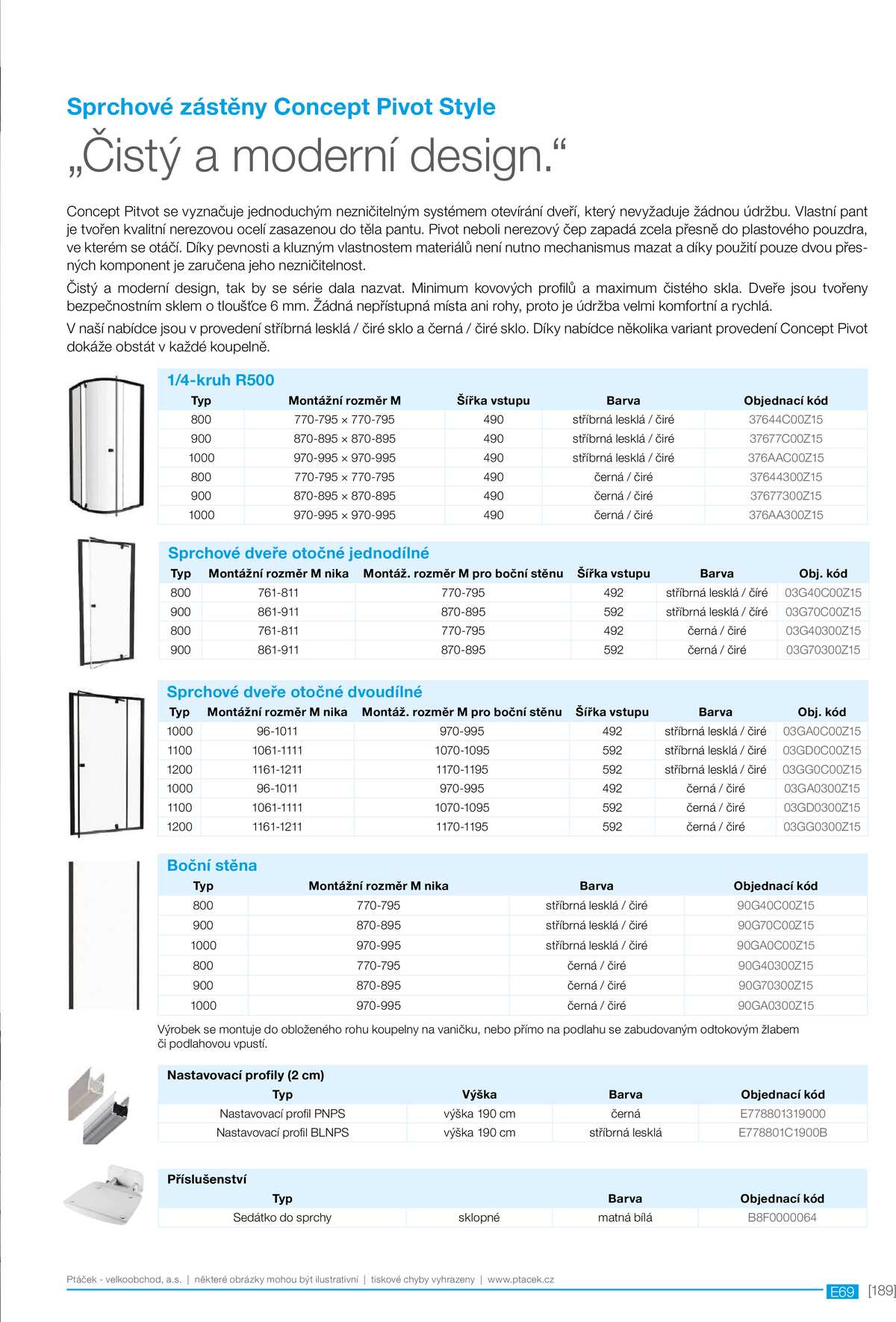 Koupelny Ptáček katalog sanita strana 189