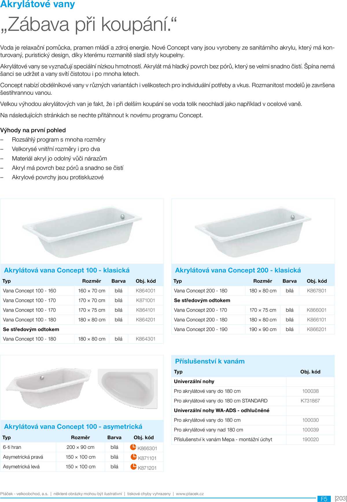 Koupelny Ptáček katalog sanita strana 203