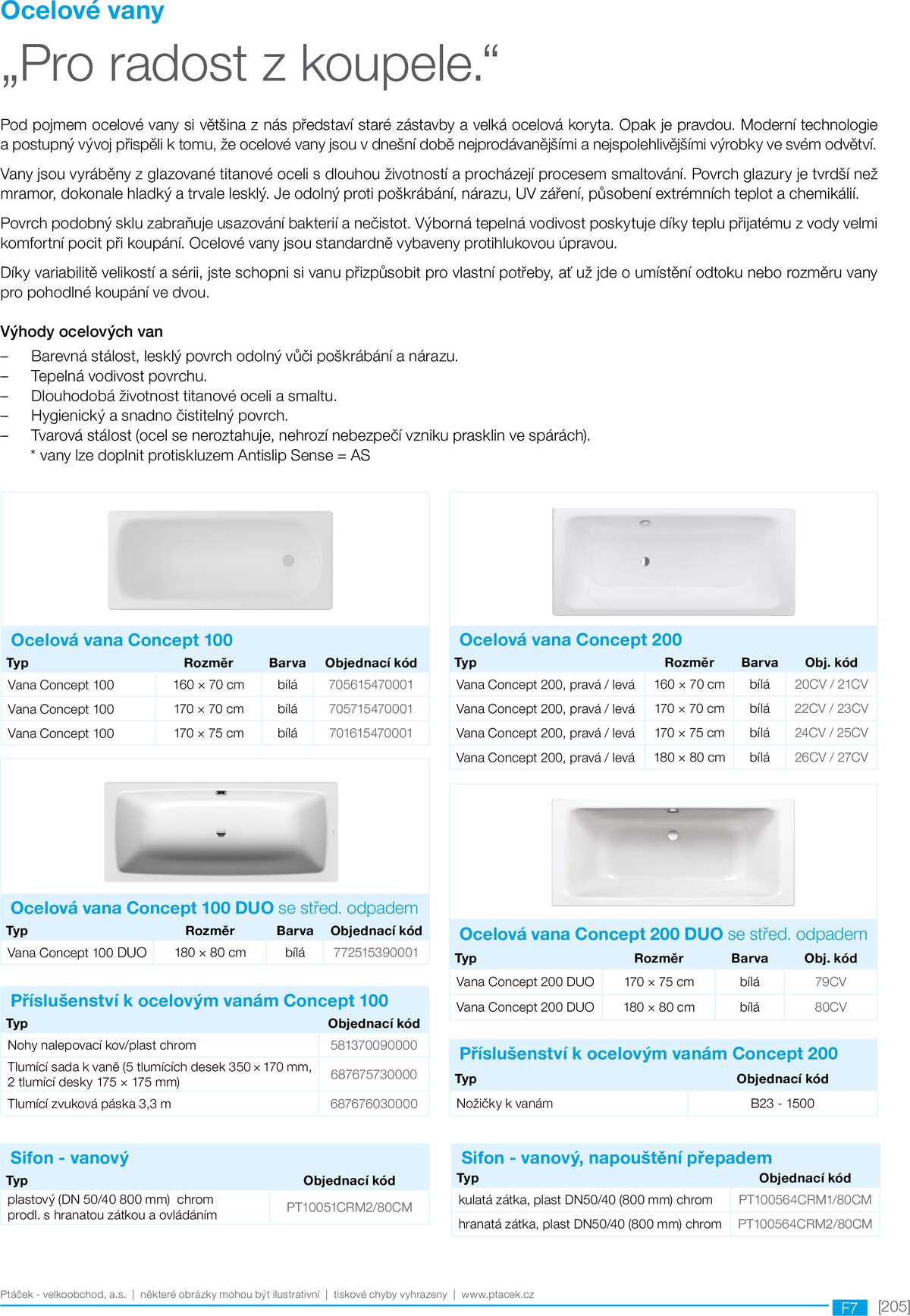 Koupelny Ptáček katalog sanita strana 205