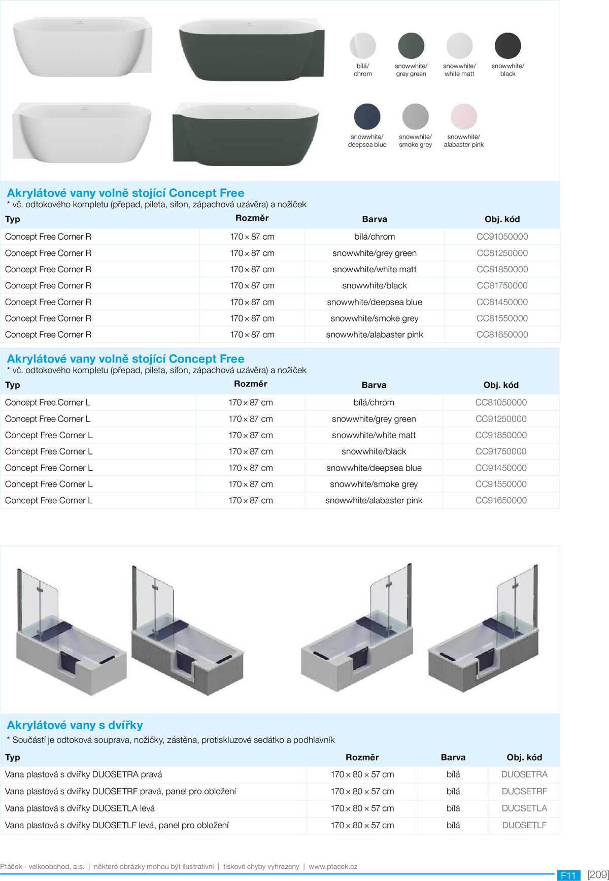 Koupelny Ptáček katalog sanita strana 209