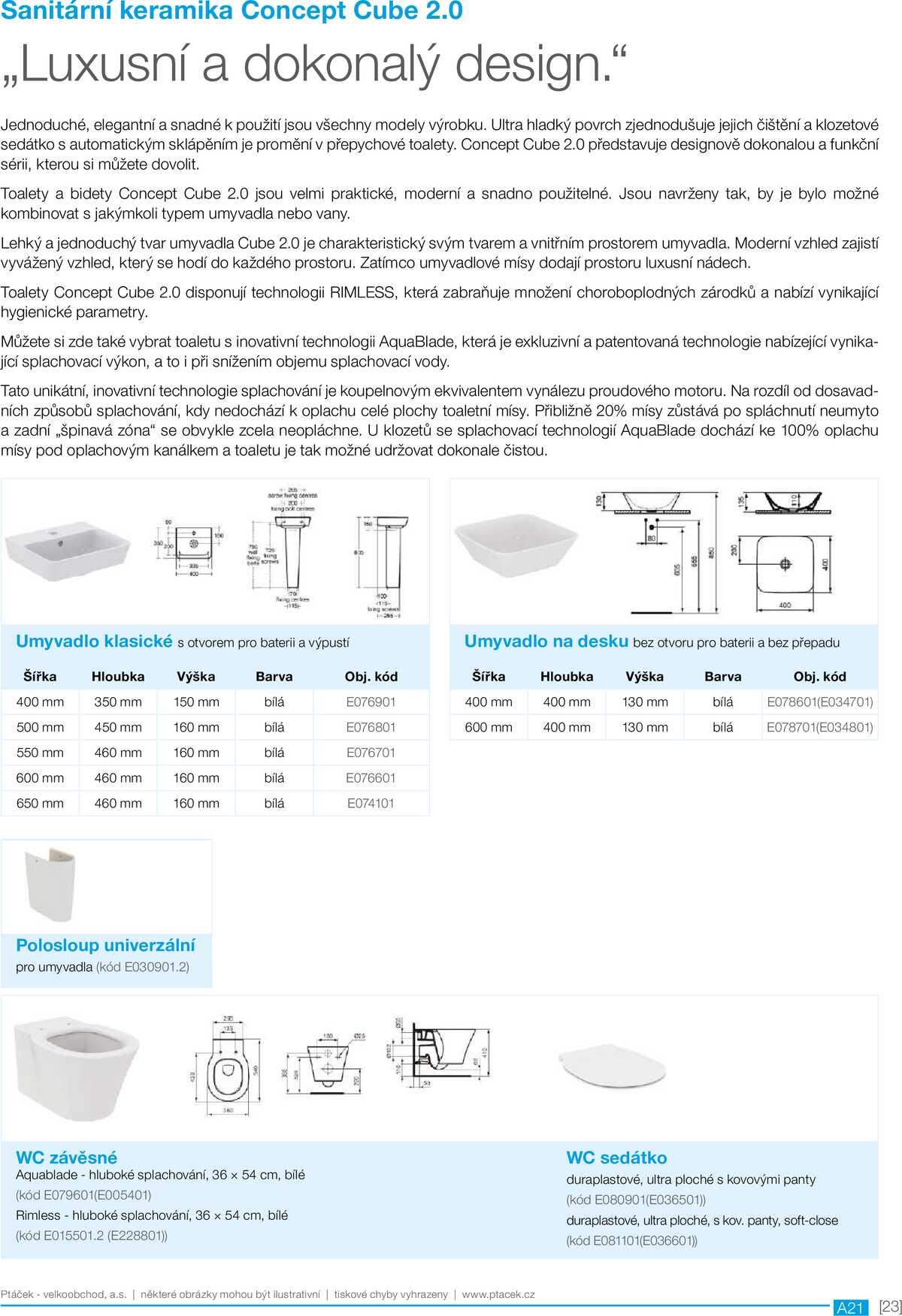 Koupelny Ptáček katalog sanita strana 23