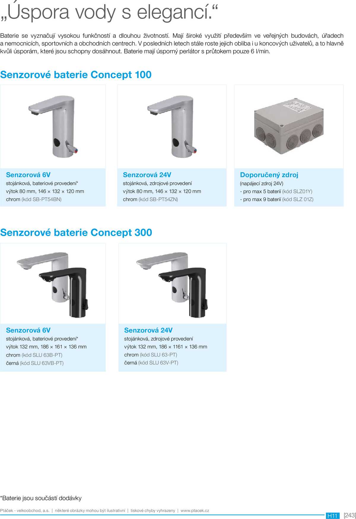 Koupelny Ptáček katalog sanita strana 243