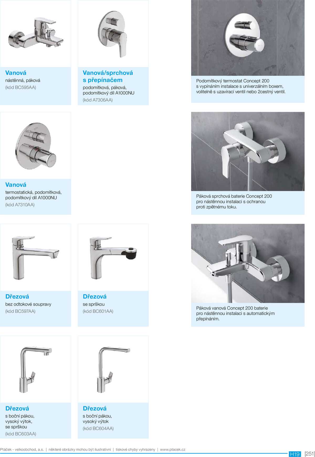 Koupelny Ptáček katalog sanita strana 251