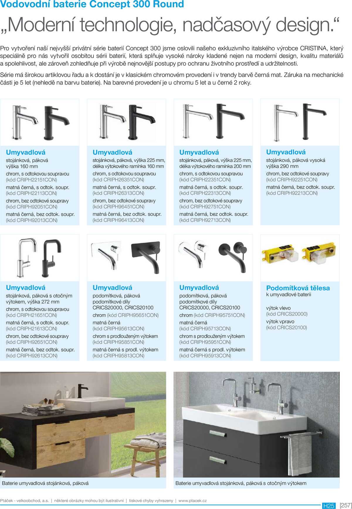 Koupelny Ptáček katalog sanita strana 257
