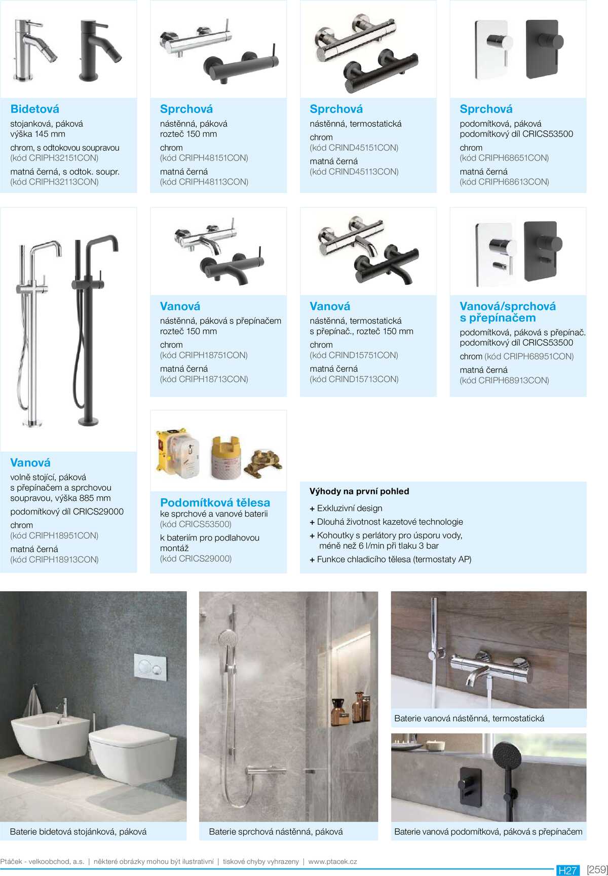 Koupelny Ptáček katalog sanita strana 259