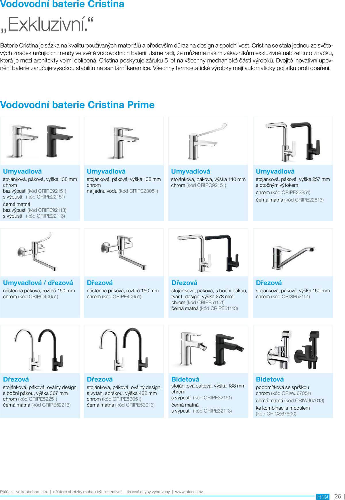 Koupelny Ptáček katalog sanita strana 261