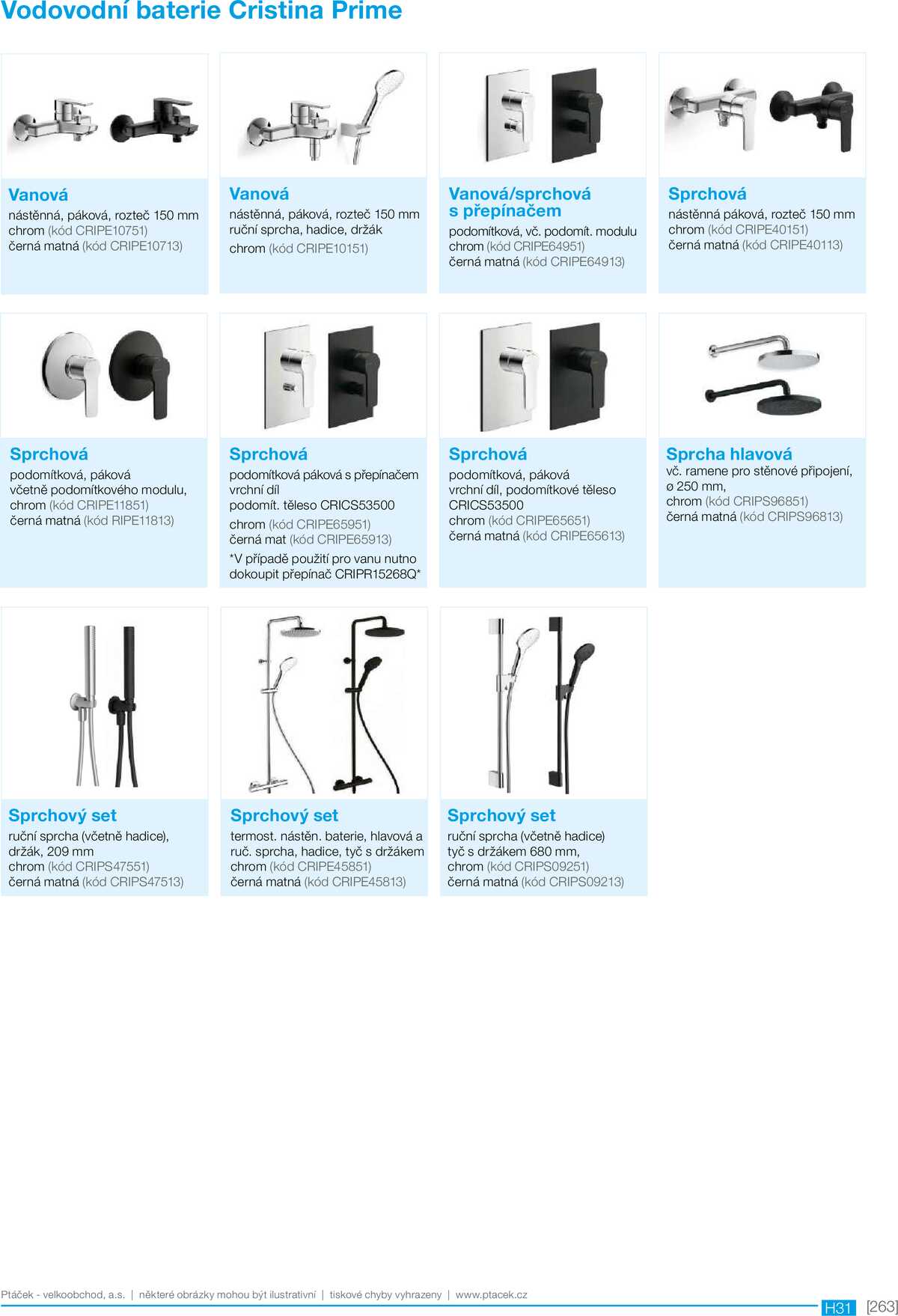 Koupelny Ptáček katalog sanita strana 263