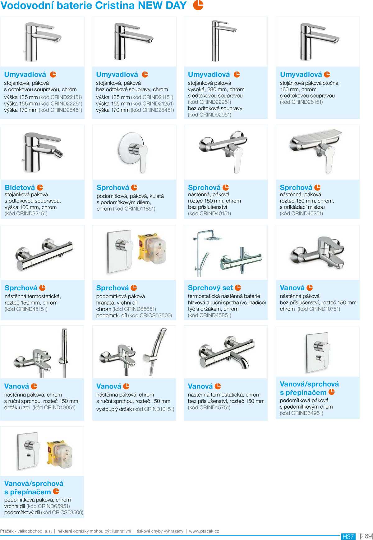 Koupelny Ptáček katalog sanita strana 269