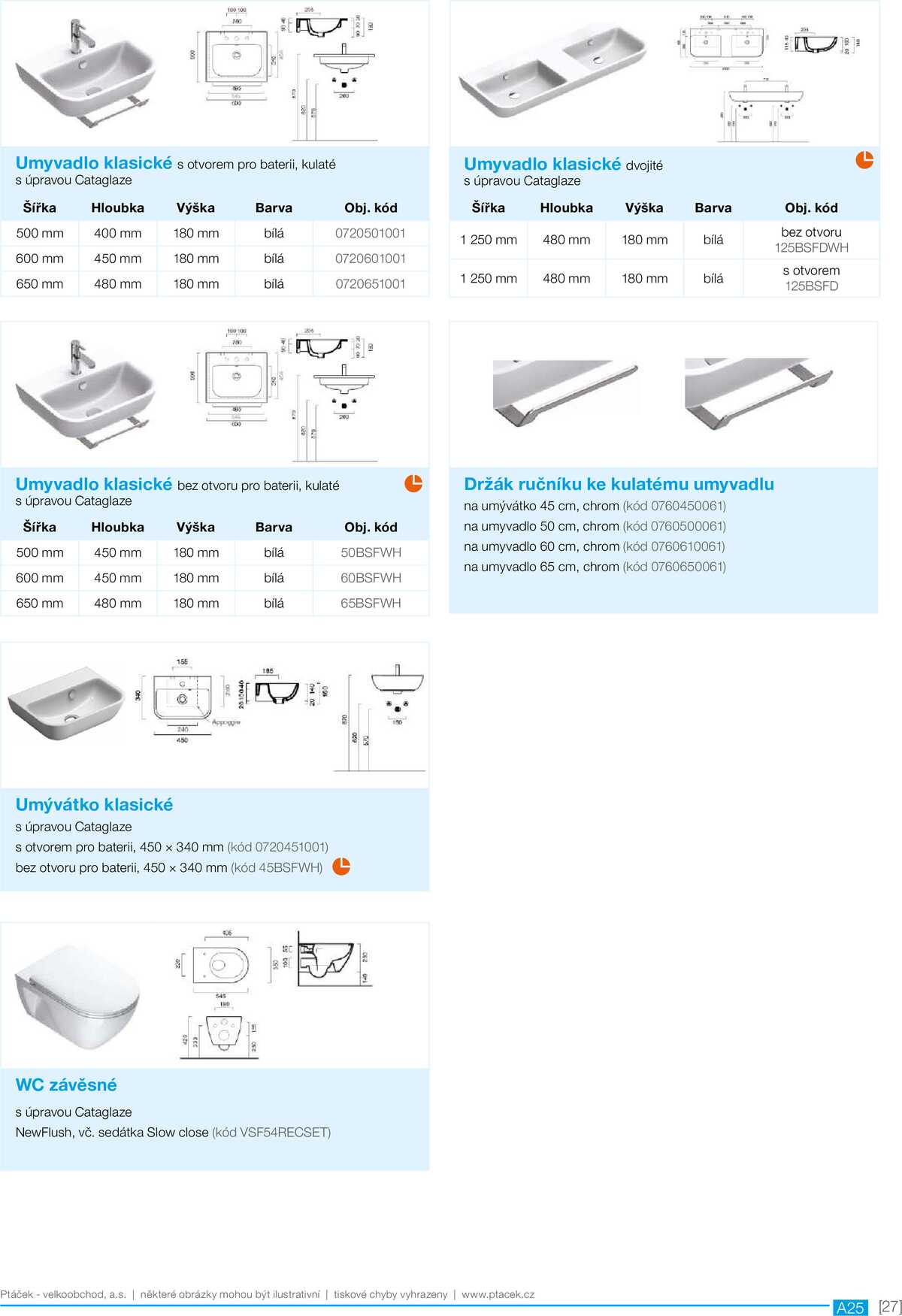 Koupelny Ptáček katalog sanita strana 27