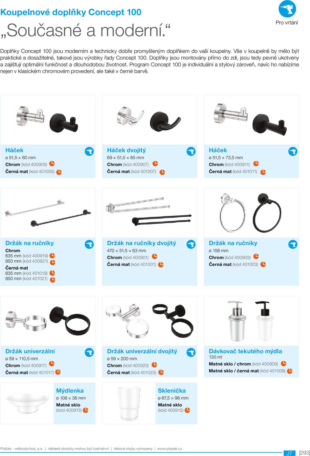 Koupelny Ptáček katalog sanita strana 293