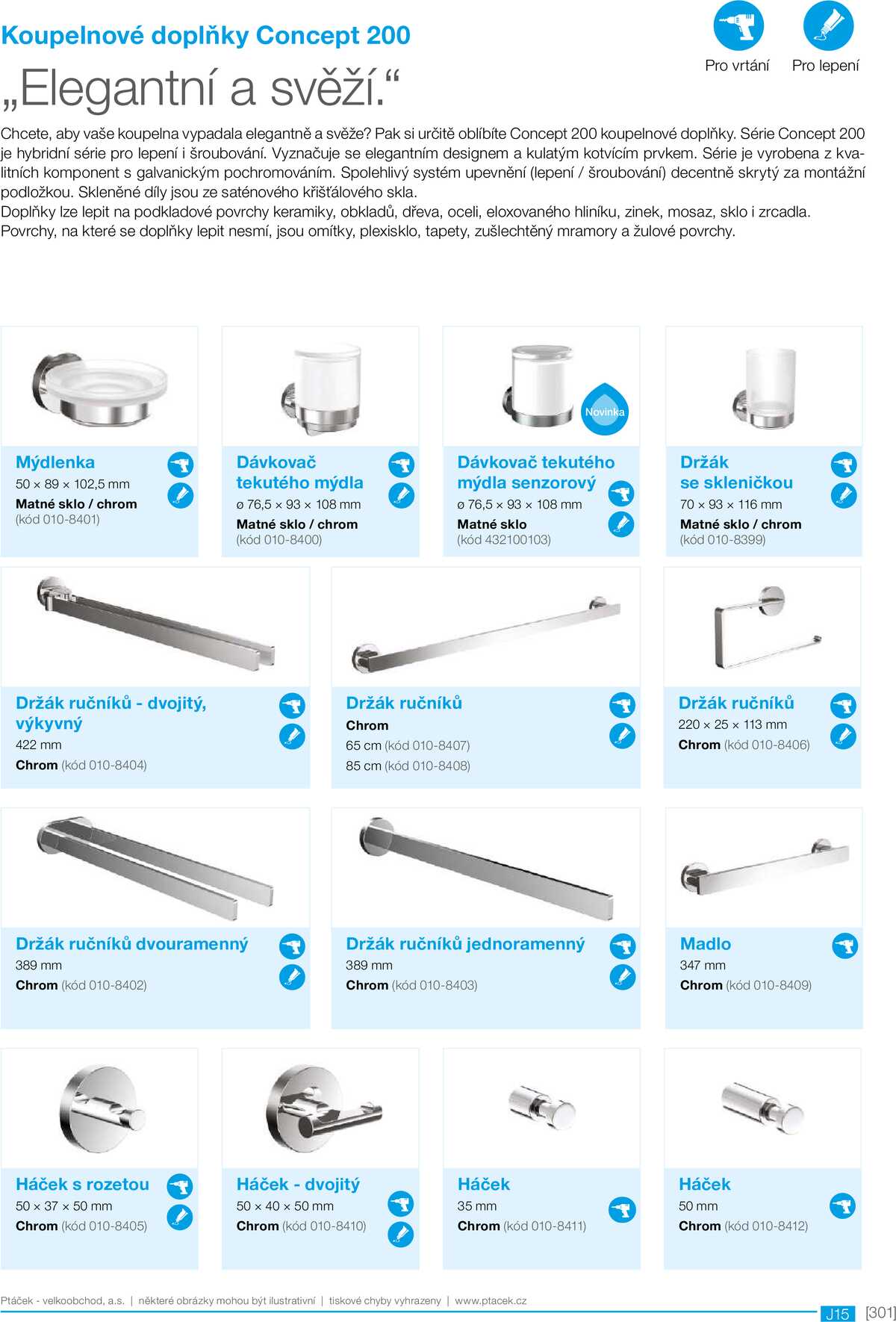 Koupelny Ptáček katalog sanita strana 301