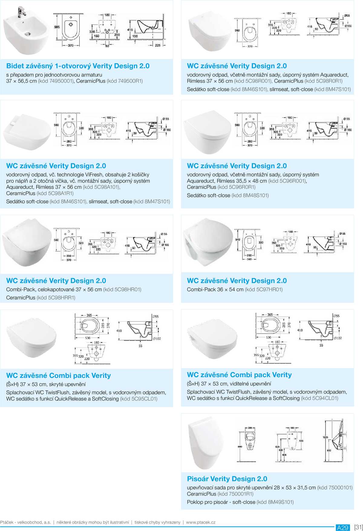 Koupelny Ptáček katalog sanita strana 31