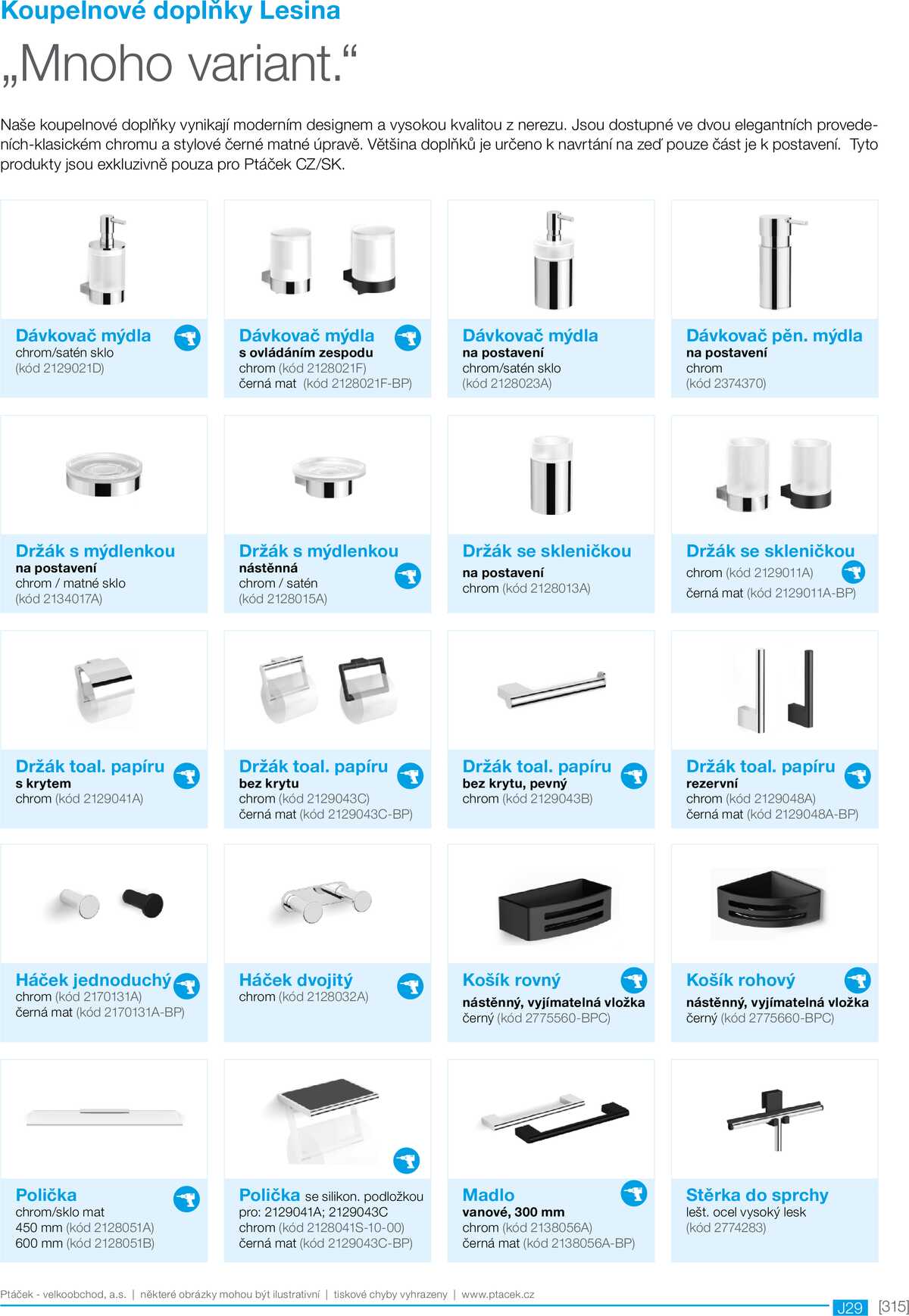 Koupelny Ptáček katalog sanita strana 315