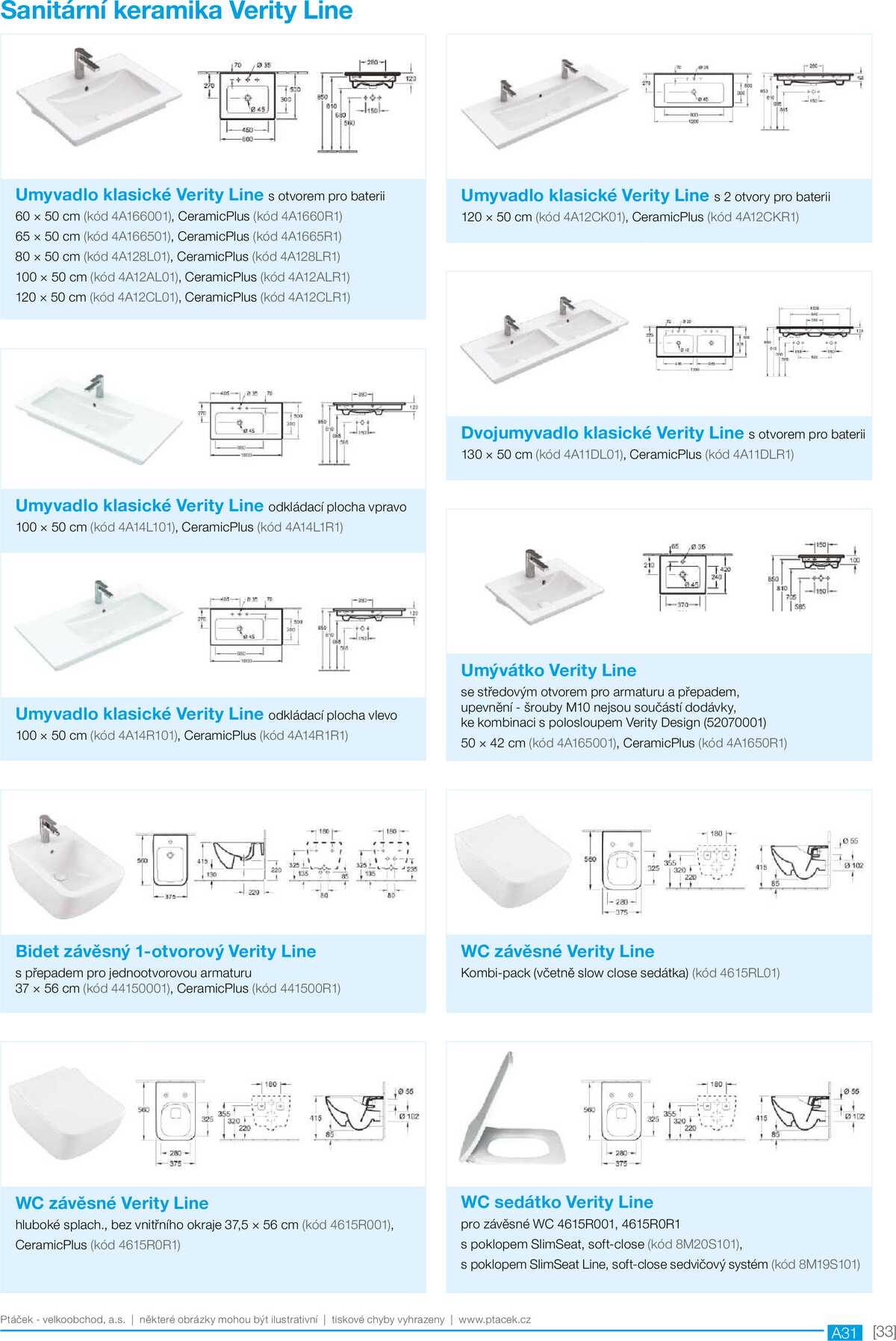 Koupelny Ptáček katalog sanita strana 33