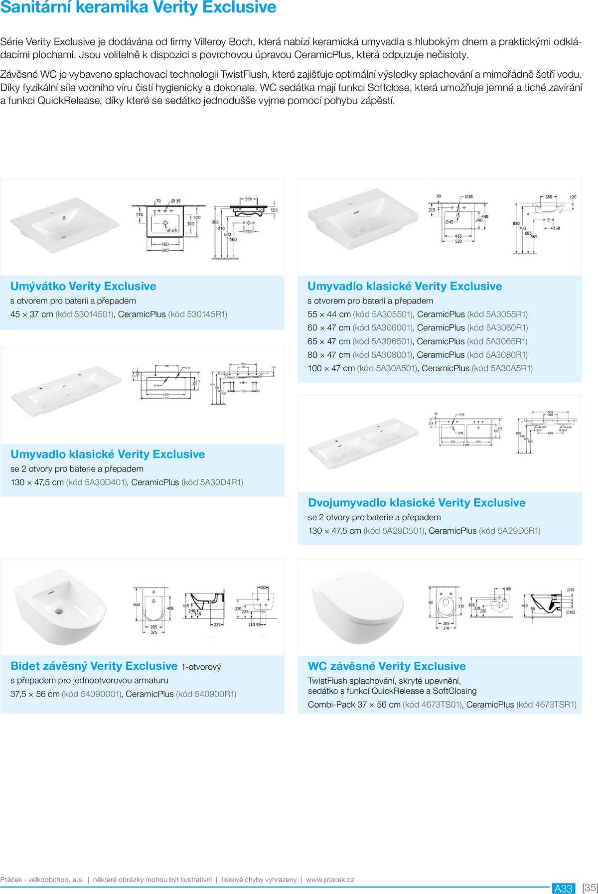 Koupelny Ptáček katalog sanita strana 35