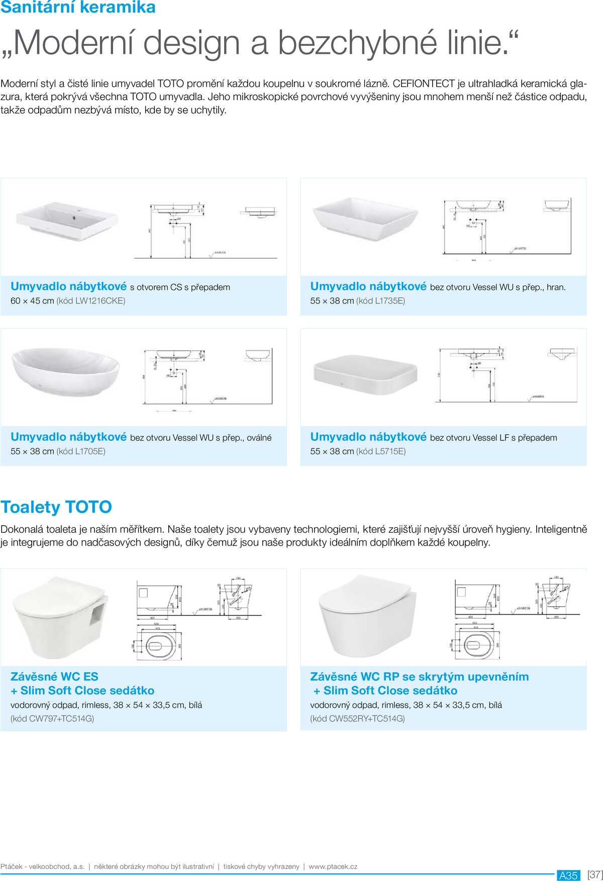 Koupelny Ptáček katalog sanita strana 37
