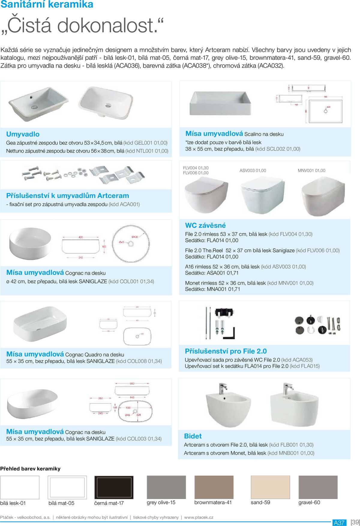 Koupelny Ptáček katalog sanita strana 39