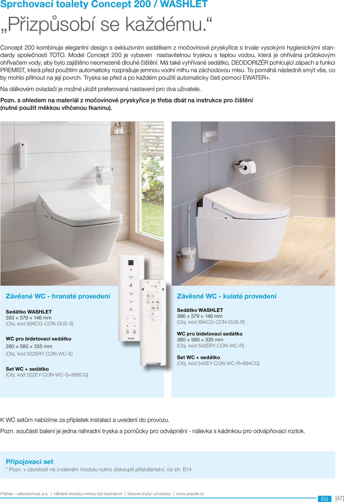 Koupelny Ptáček katalog sanita strana 47
