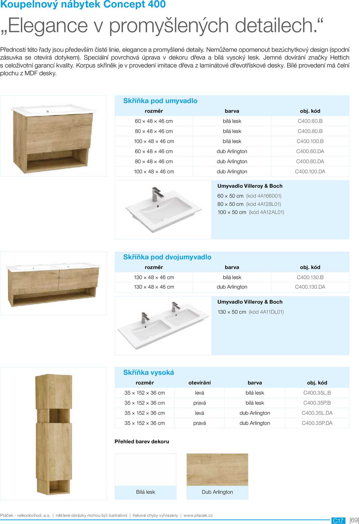 Koupelny Ptáček katalog sanita strana 69