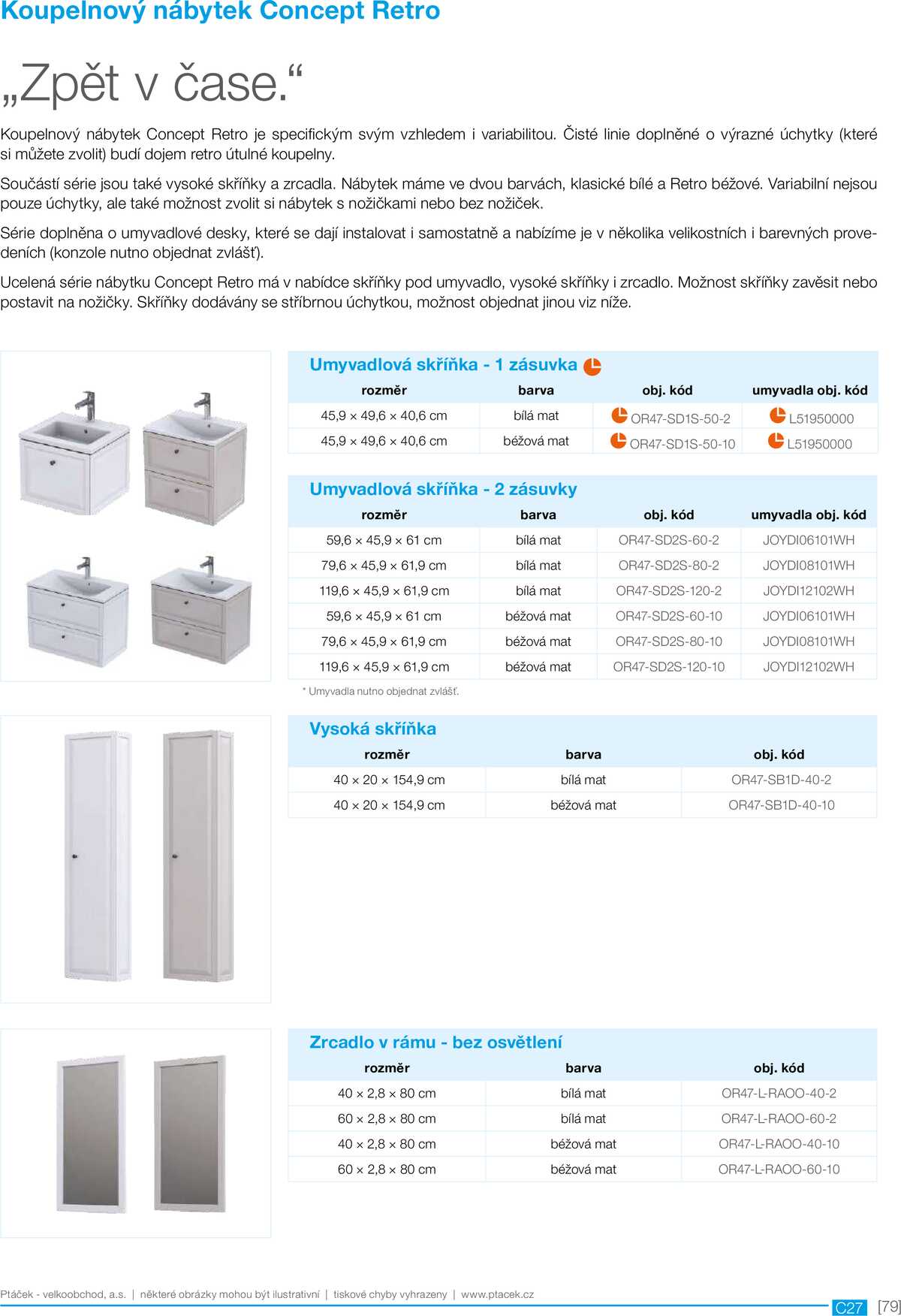 Koupelny Ptáček katalog sanita strana 79