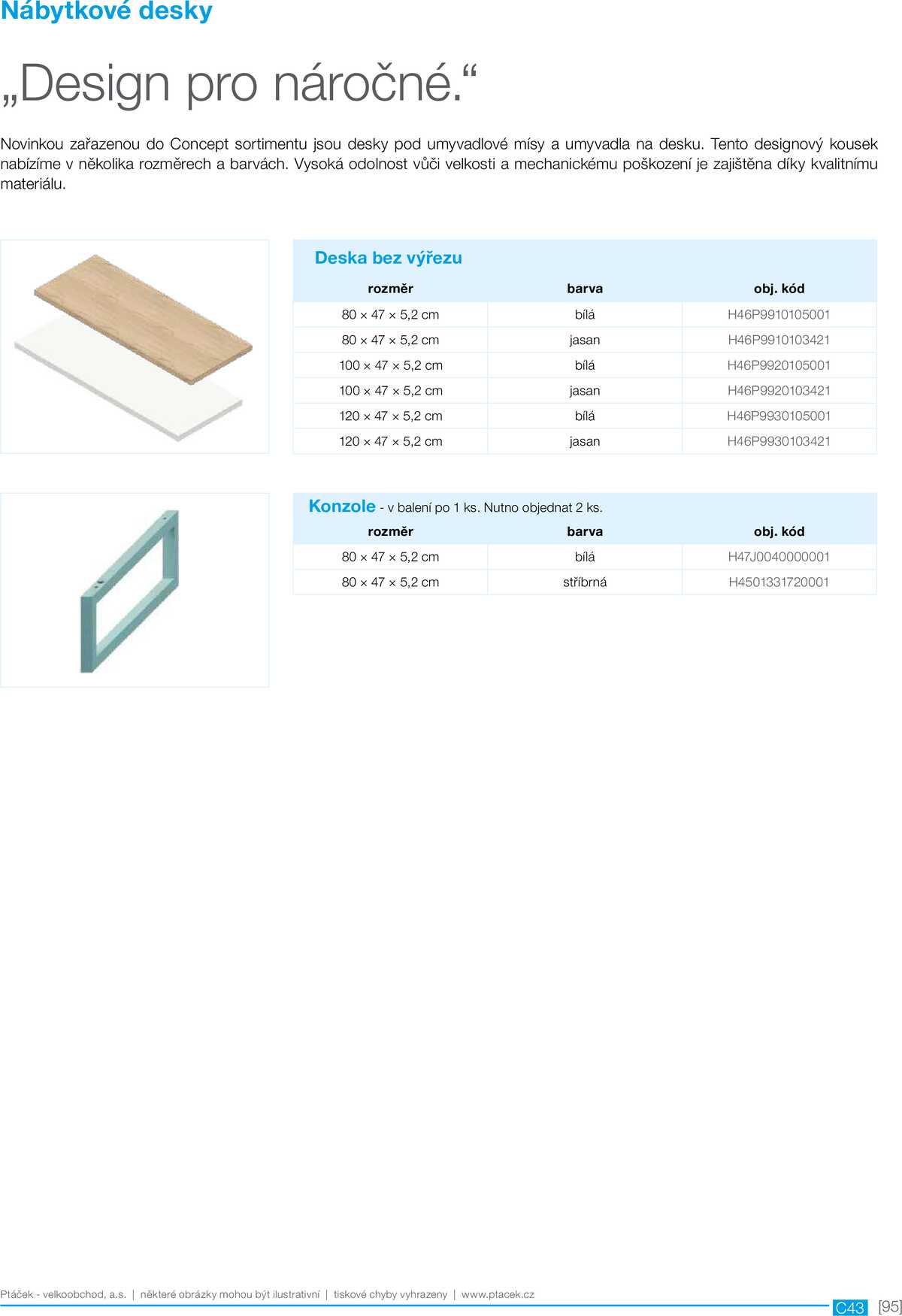 Koupelny Ptáček katalog sanita strana 95