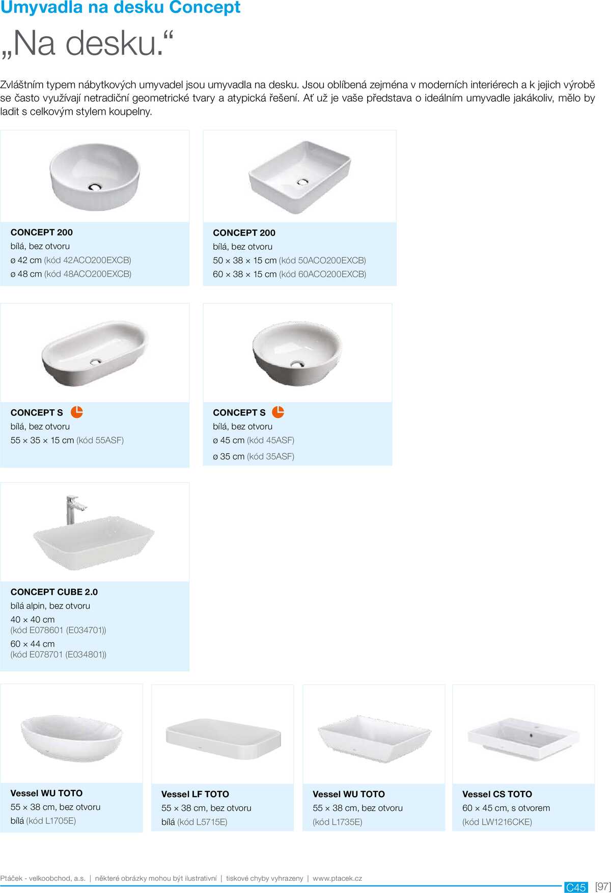 Koupelny Ptáček katalog sanita strana 97