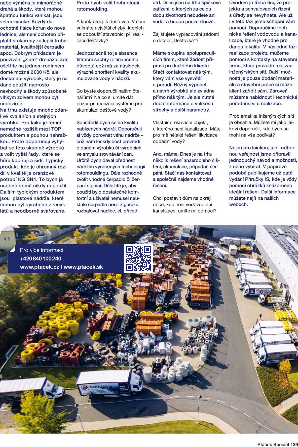 Koupelny Ptáček Speciál strana 139
