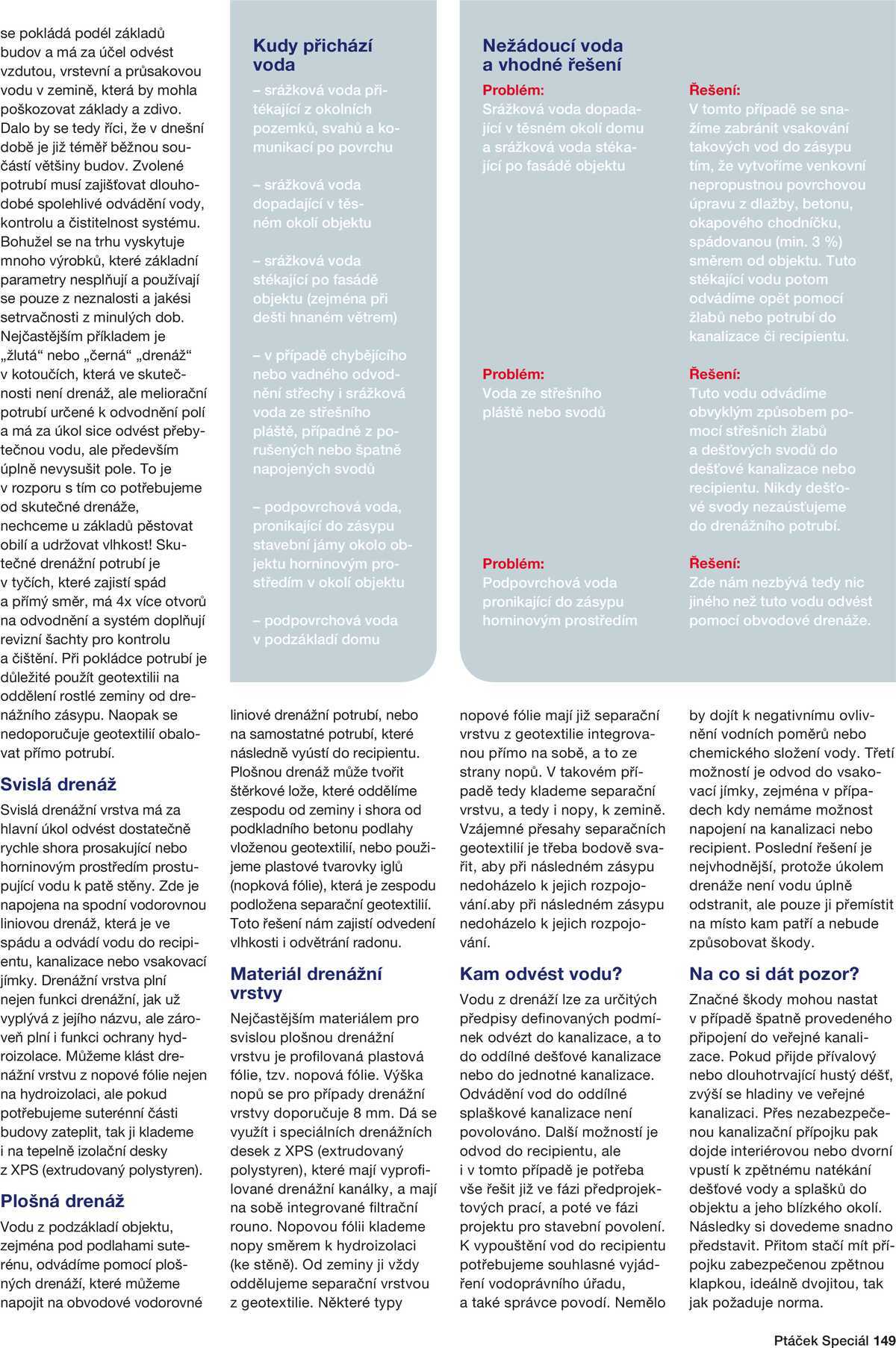 Koupelny Ptáček Speciál strana 149