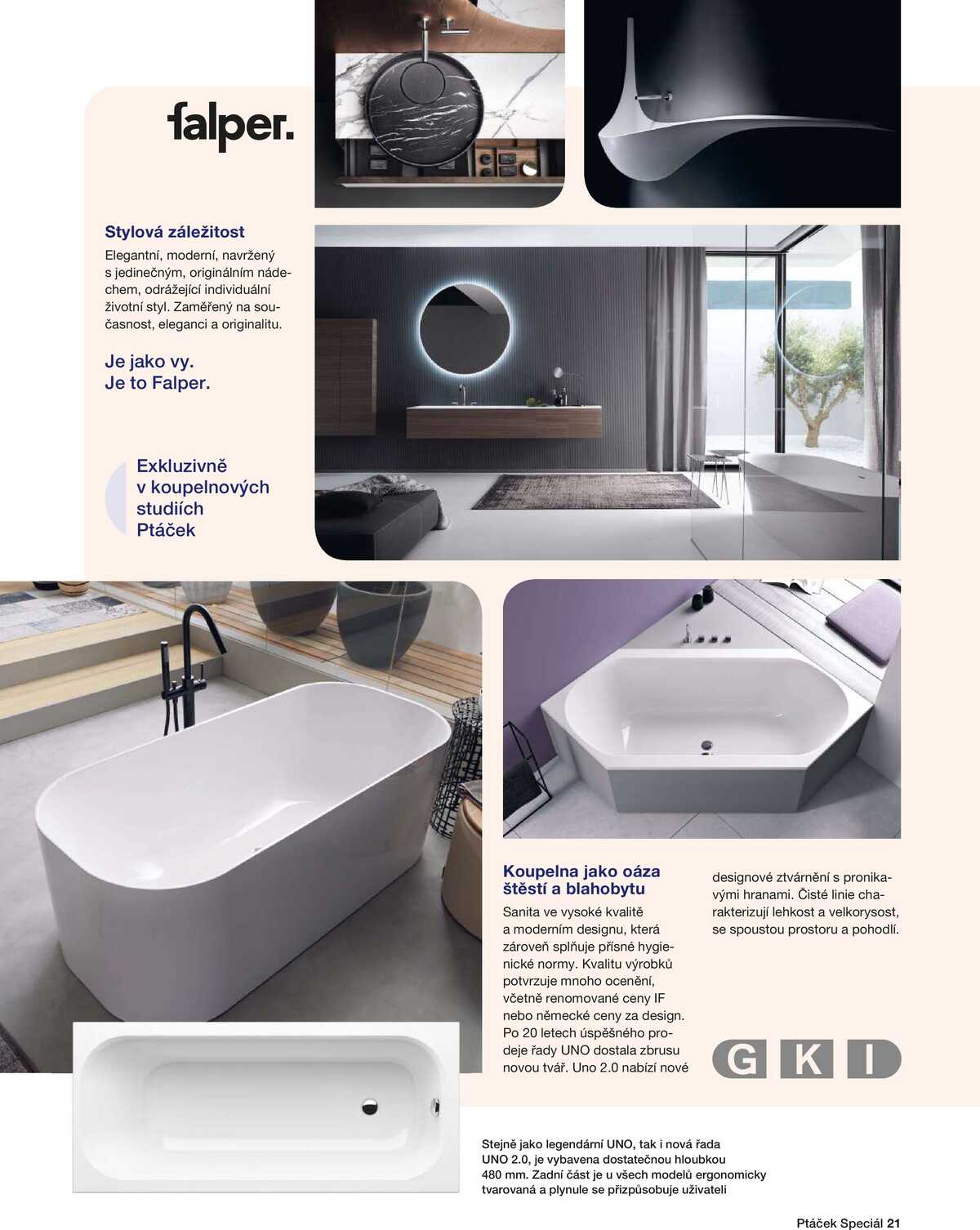 Koupelny Ptáček Speciál strana 21