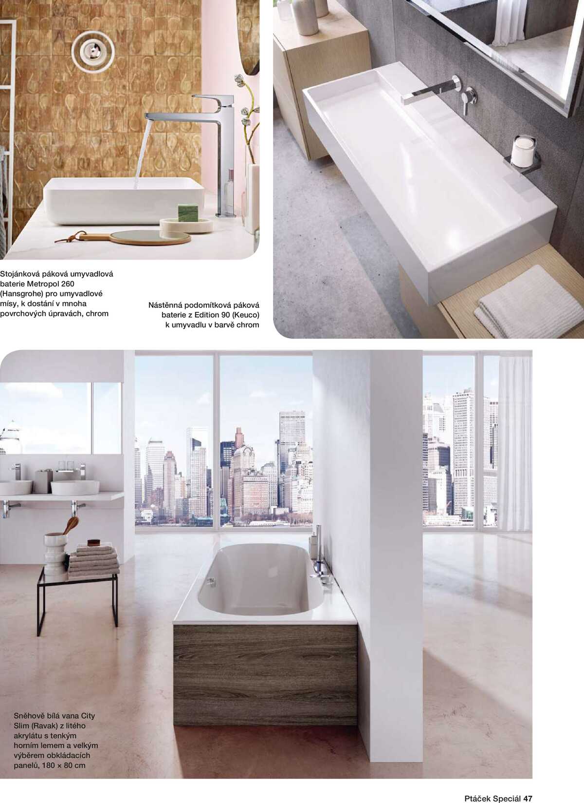 Koupelny Ptáček Speciál strana 47
