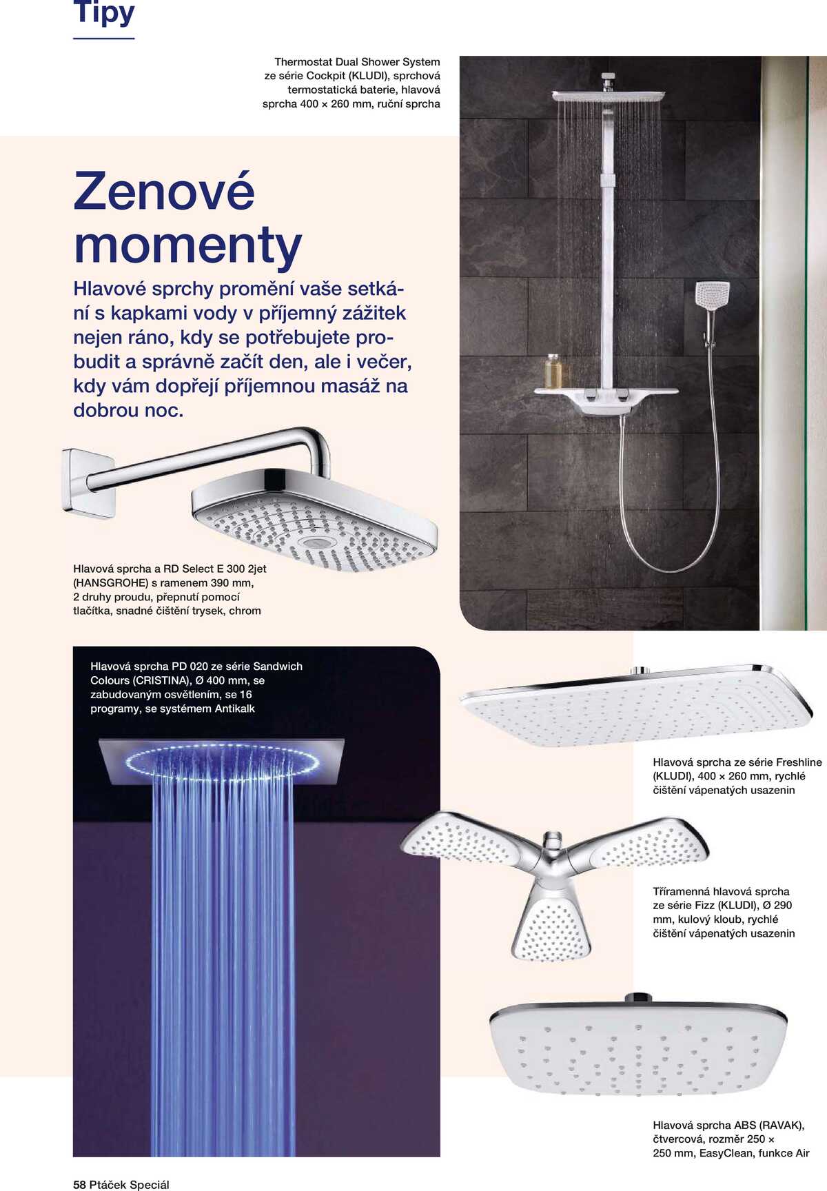 Koupelny Ptáček Speciál strana 58