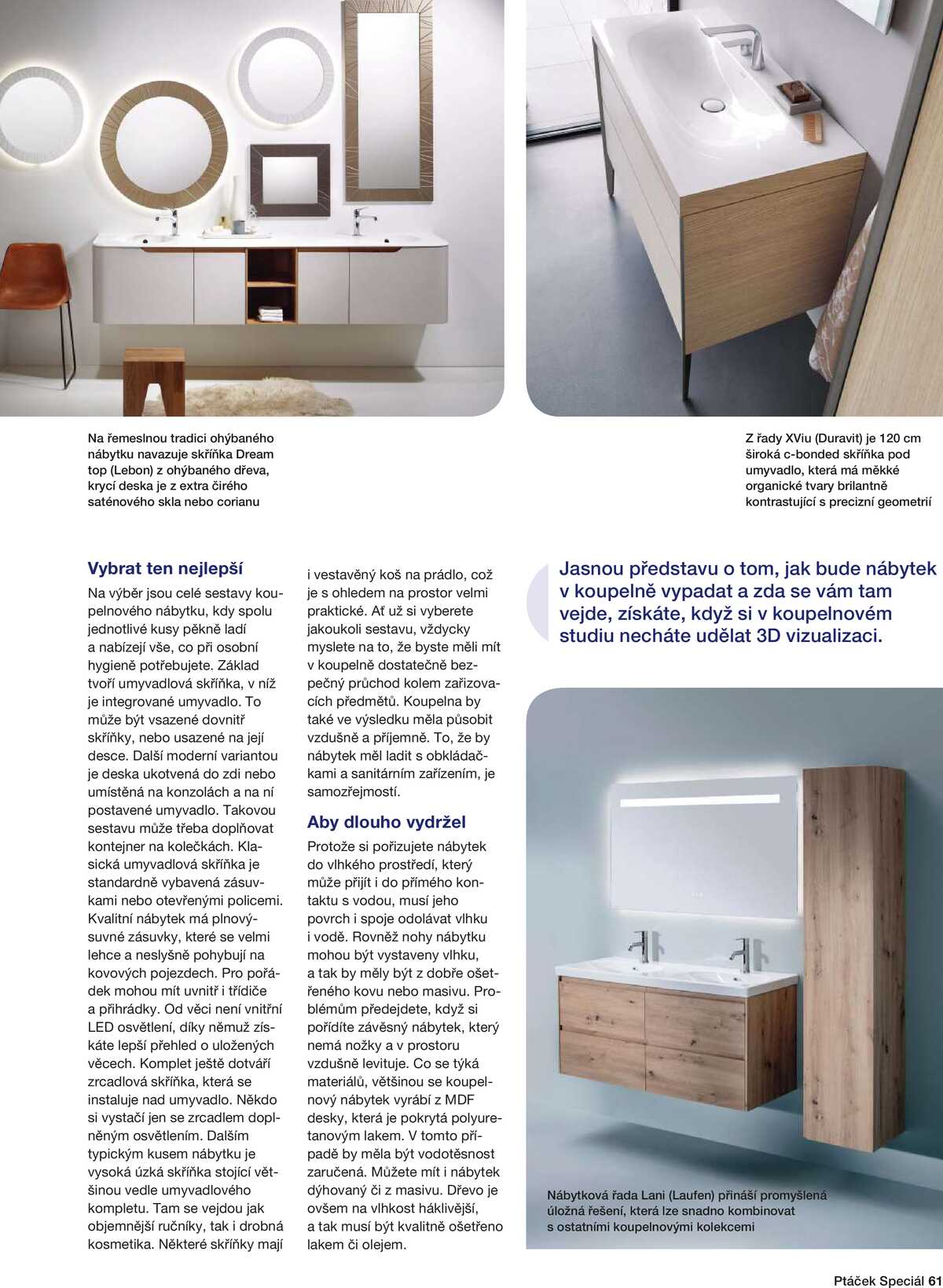 Koupelny Ptáček Speciál strana 61