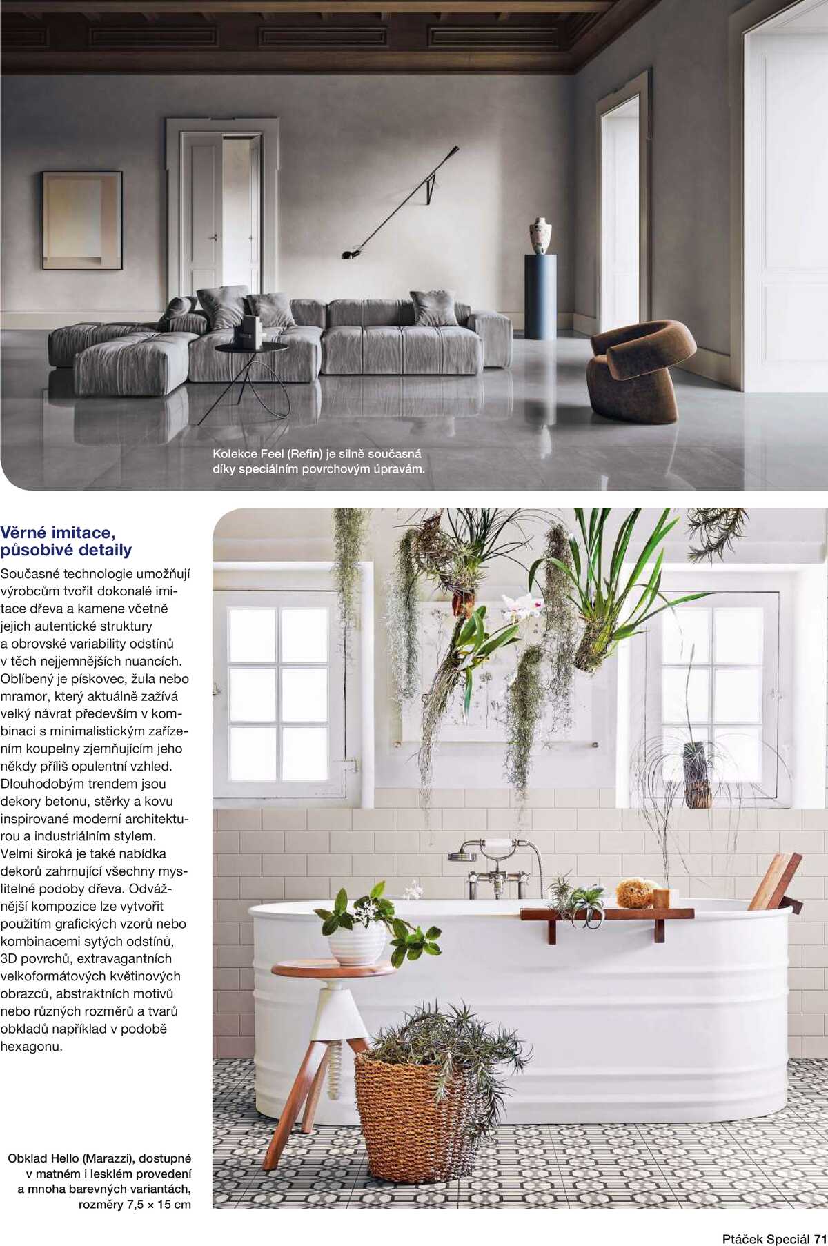 Koupelny Ptáček Speciál strana 71