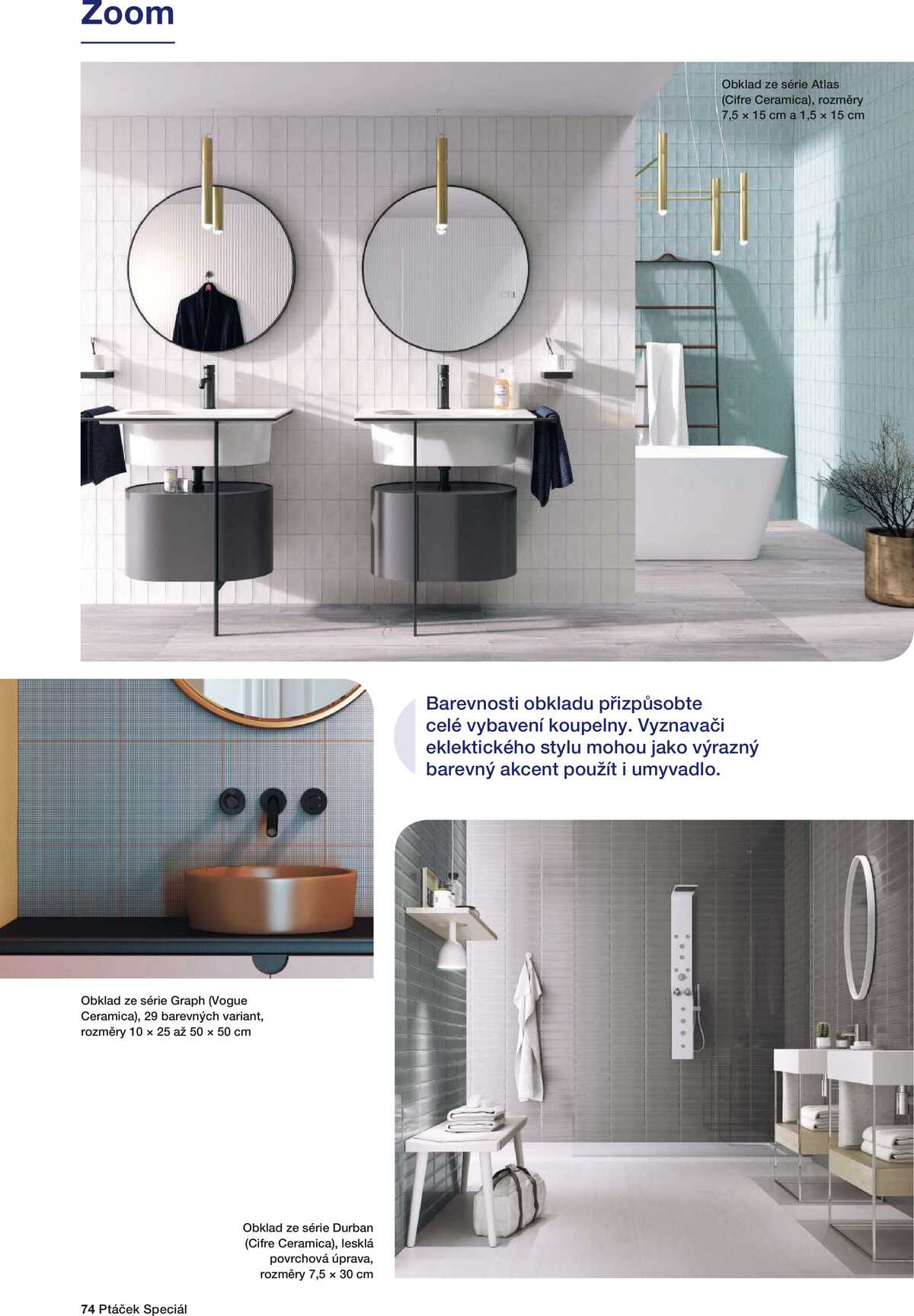Koupelny Ptáček Speciál strana 74