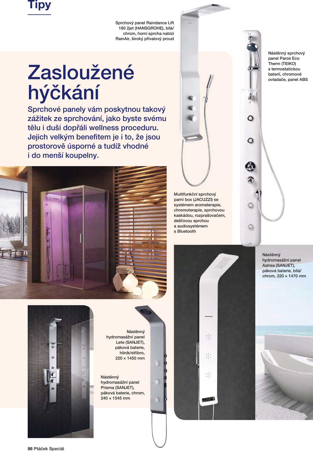 Koupelny Ptáček Speciál strana 86