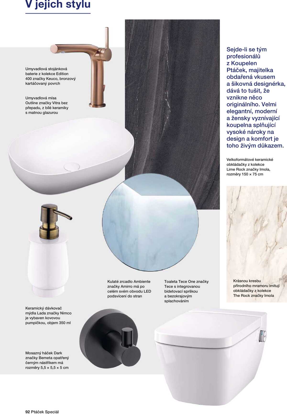 Koupelny Ptáček Speciál strana 92