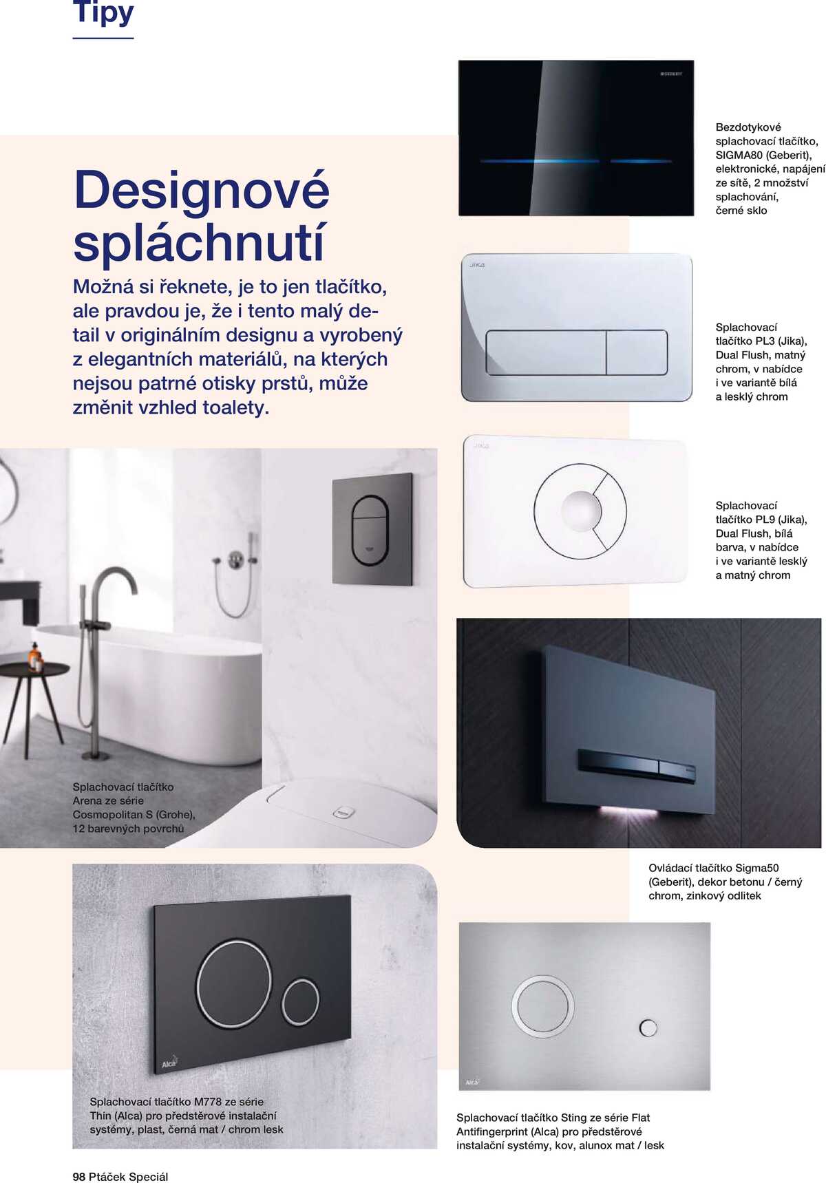 Koupelny Ptáček Speciál strana 98