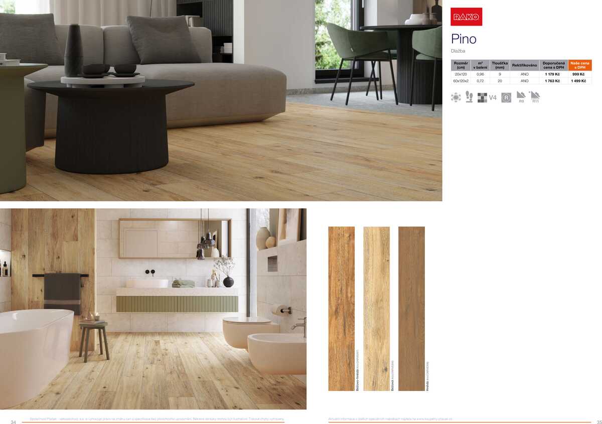 Koupelny Ptáček katalog dlažby strana 18