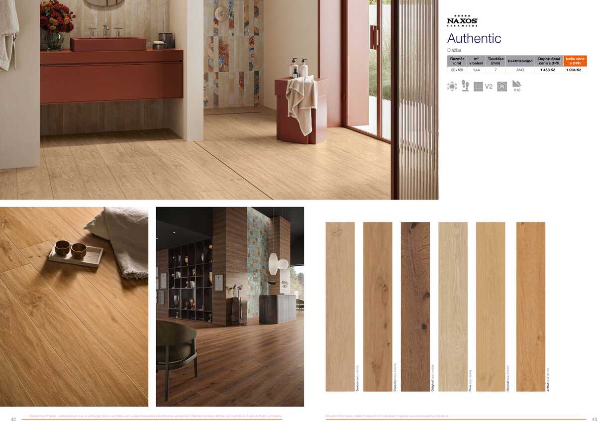 Koupelny Ptáček katalog dlažby strana 22