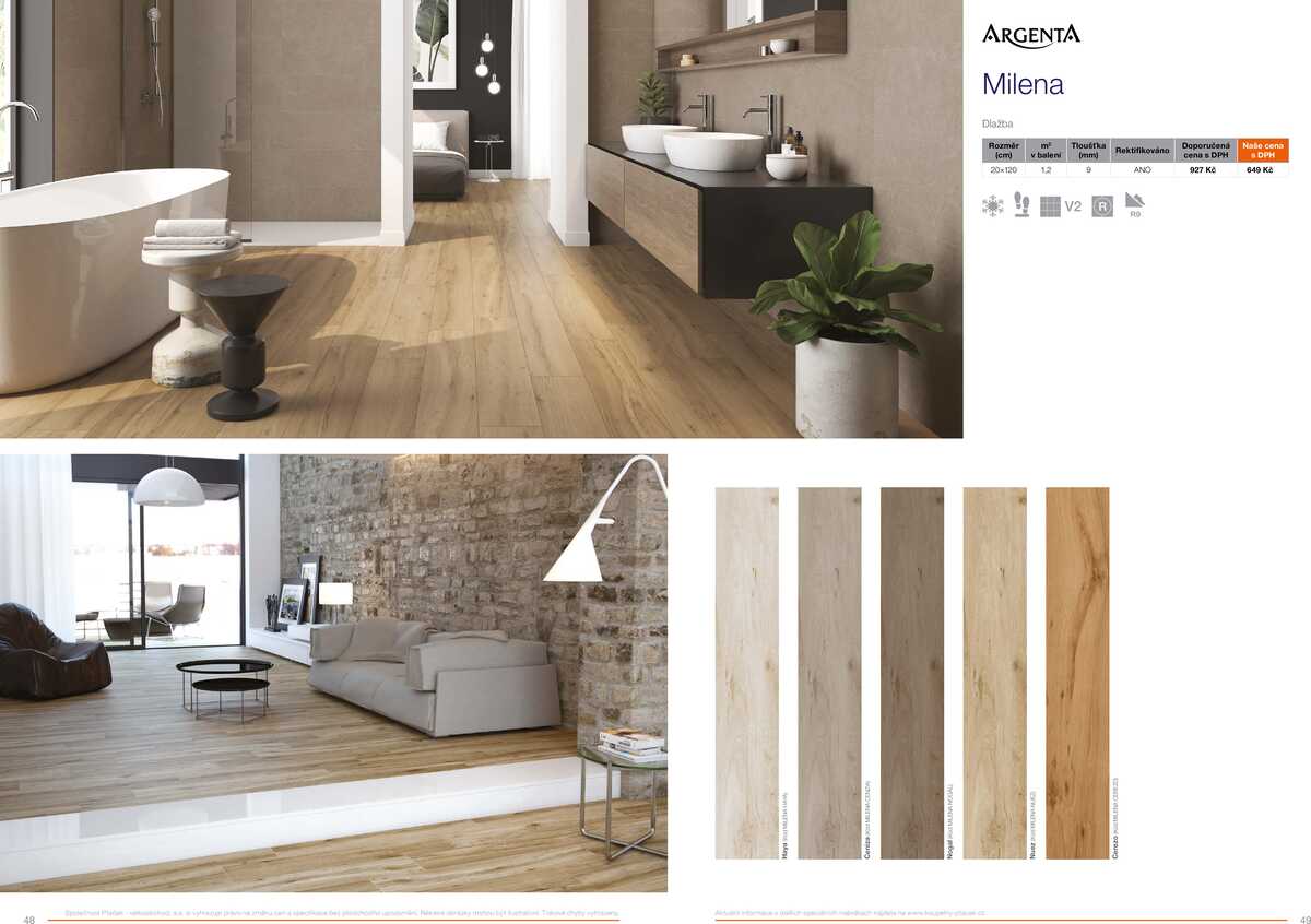 Koupelny Ptáček katalog dlažby strana 25