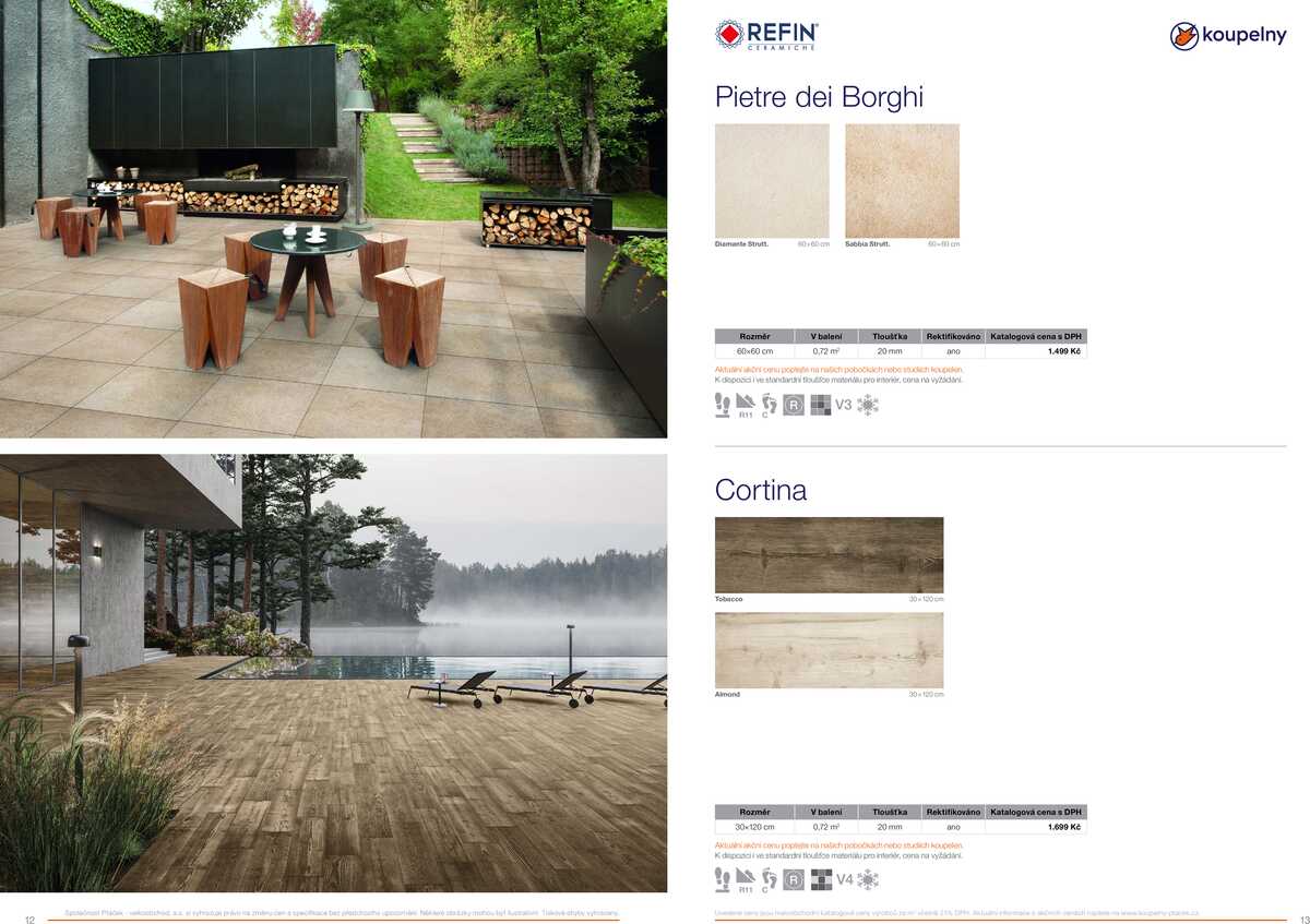 Koupelny Ptáček katalog venkovní dlažby strana 7