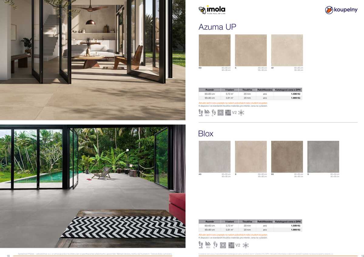 Koupelny Ptáček katalog venkovní dlažby strana 10