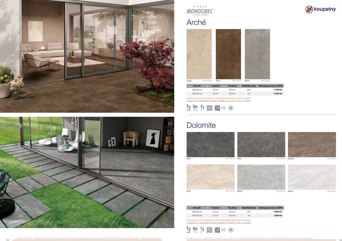 Koupelny Ptáček katalog venkovní dlažby strana 13